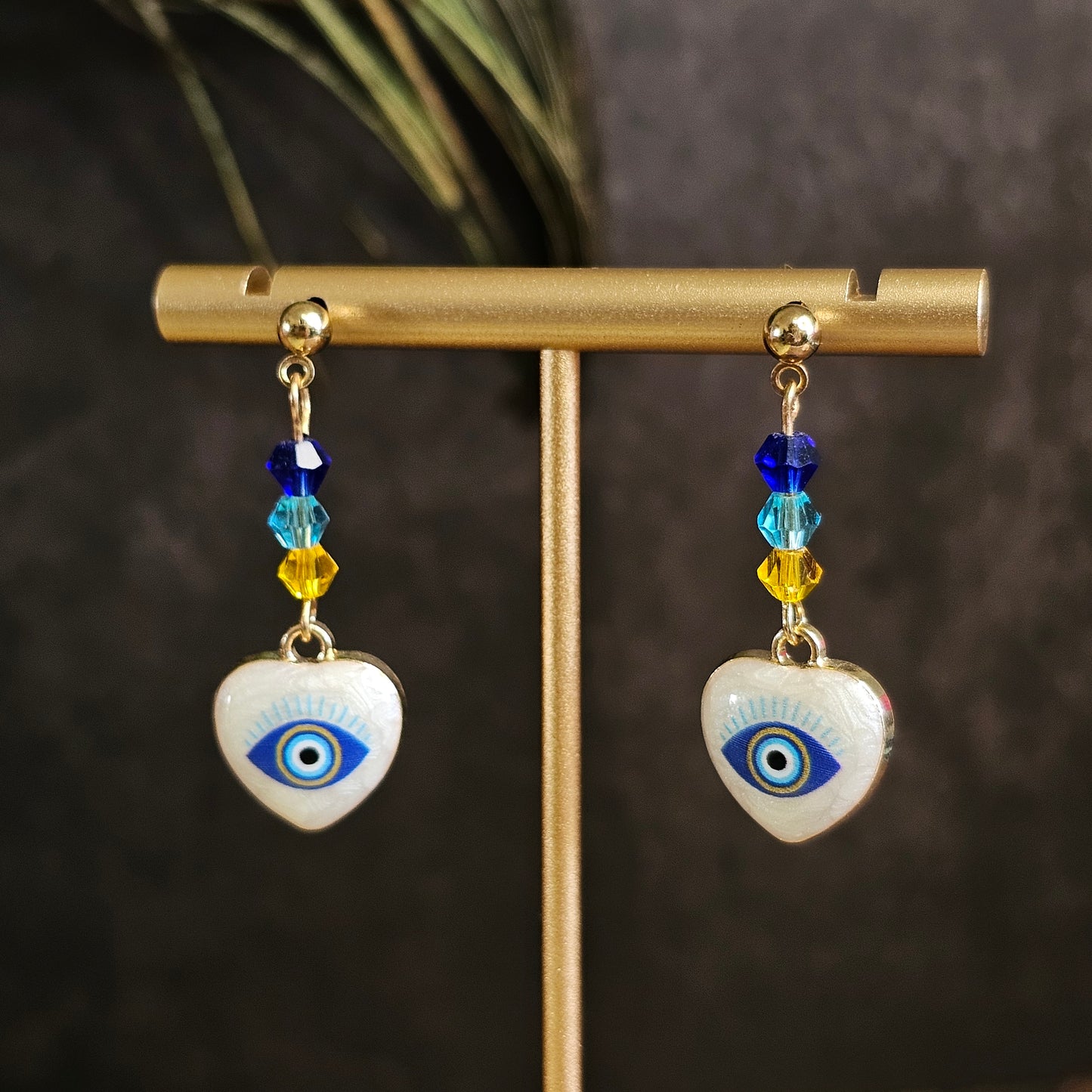Boucles D’Oreilles - Les yeux colorés