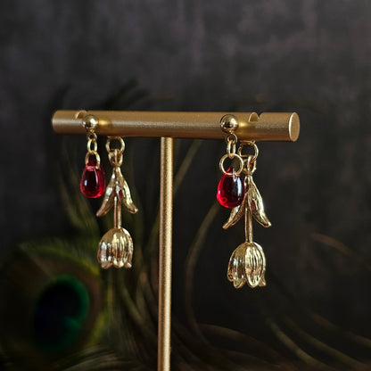 Boucles D’Oreilles - Les tulipes