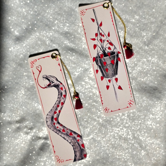 Marque page - Collection Cœur rouge