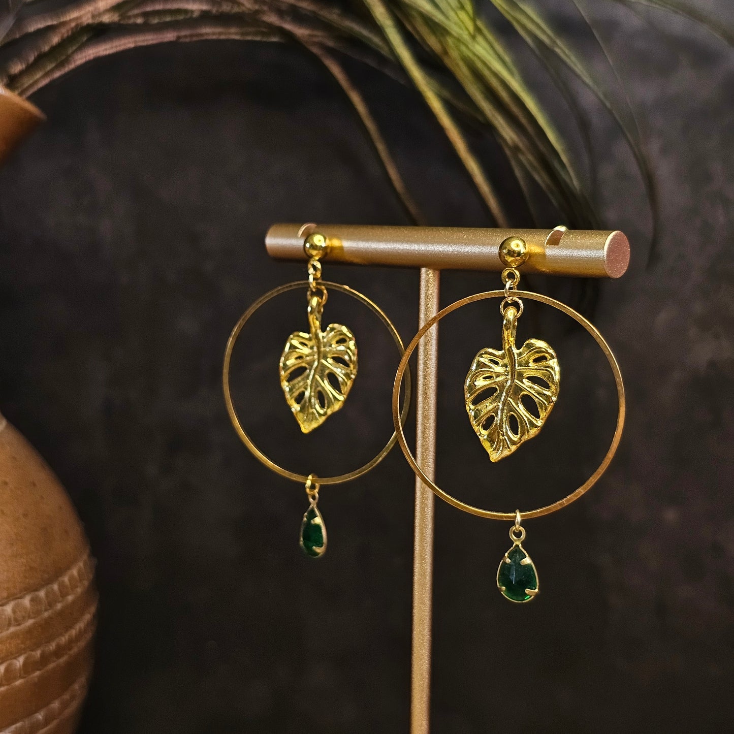 Boucles D’Oreilles - Les Monsteras