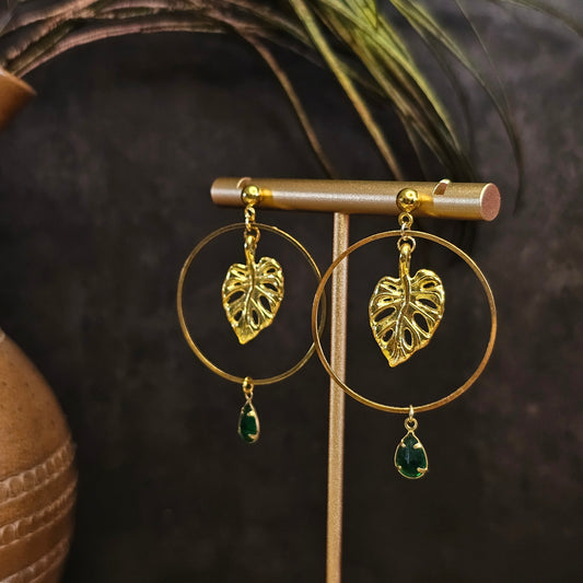 Boucles D’Oreilles - Les Monsteras