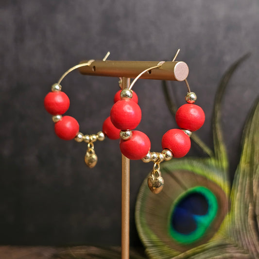 Boucles D’Oreilles - Les Créoles cœurs